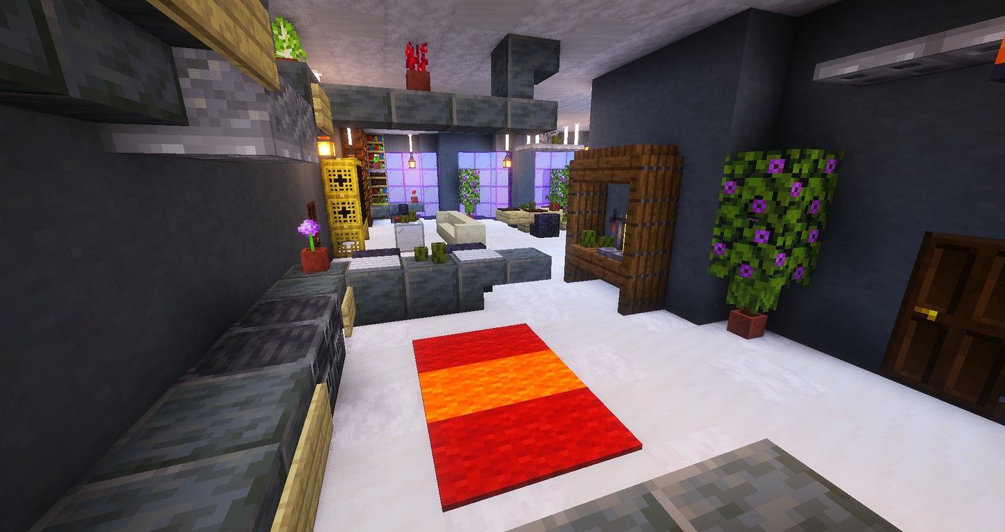 Modern purple palace