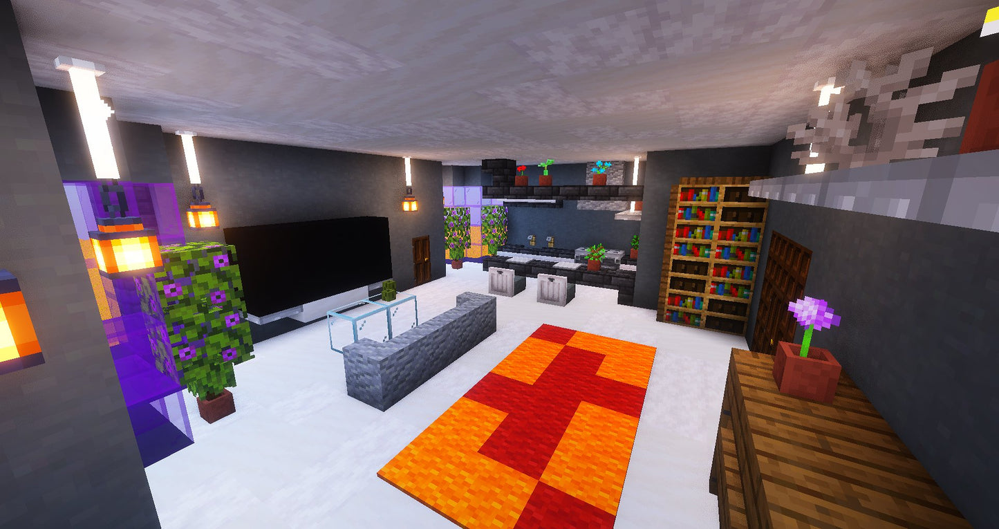 Modern purple palace