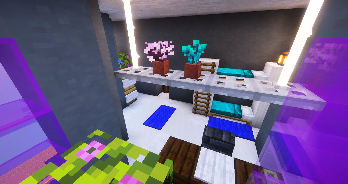 Modern purple palace