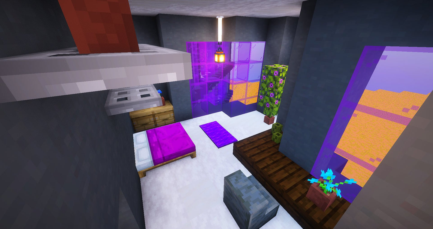 Modern purple palace