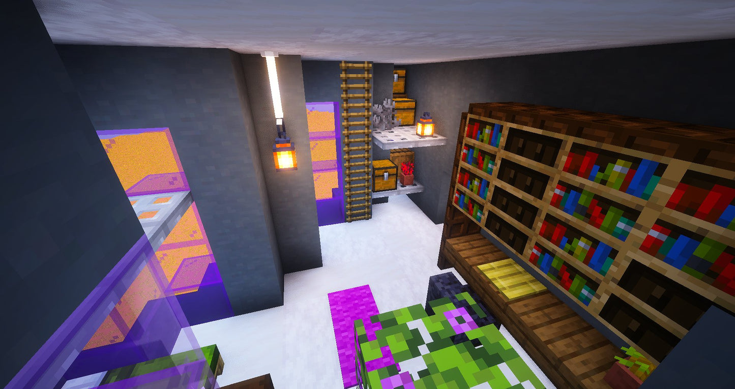 Modern purple palace