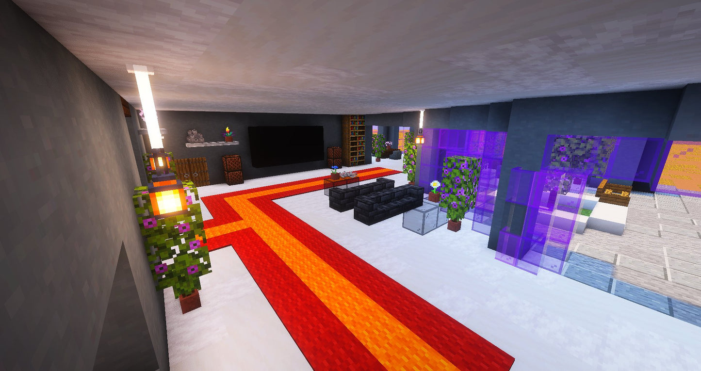 Modern purple palace