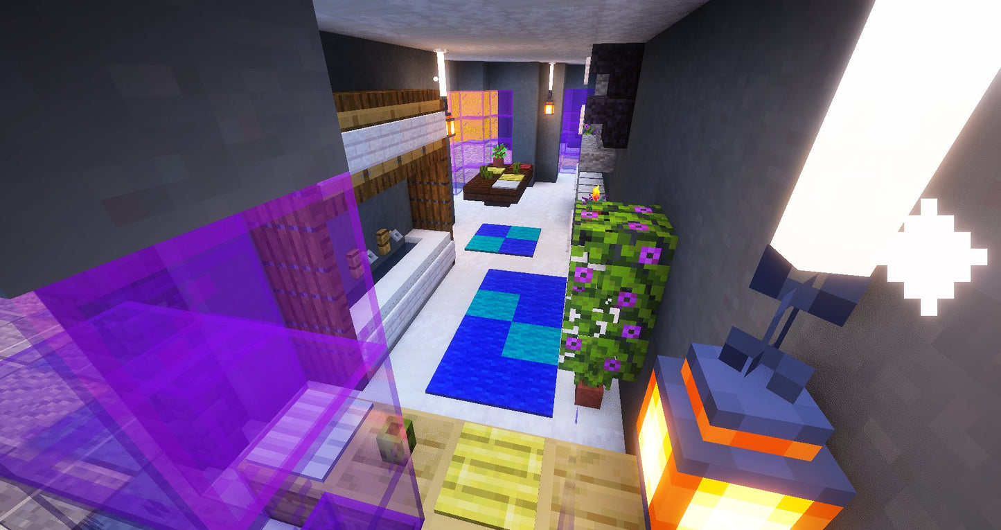 Modern purple palace