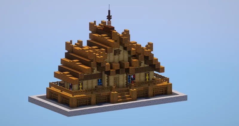 Viking Wooden House