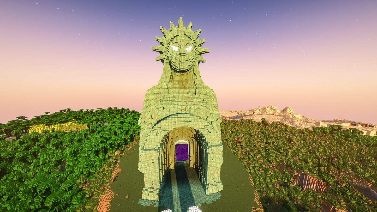 Liberty Statue Nether Portal - Litematic & Schematic