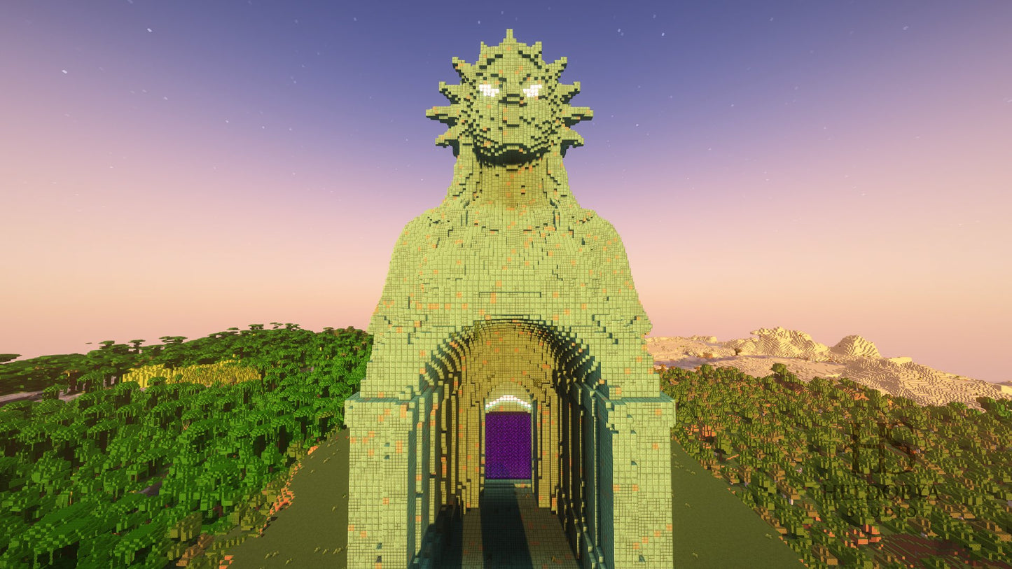 Liberty Statue Nether Portal - Litematic & Schematic
