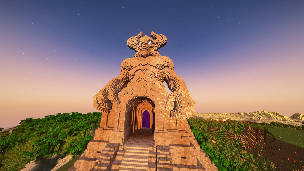 Minecraft Demon Portal Litematic & Schematic