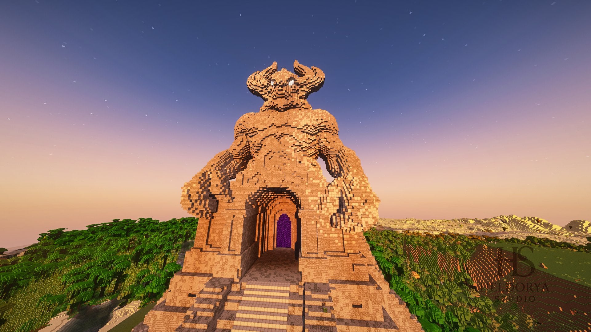 Minecraft Demon Portal Litematic & Schematic