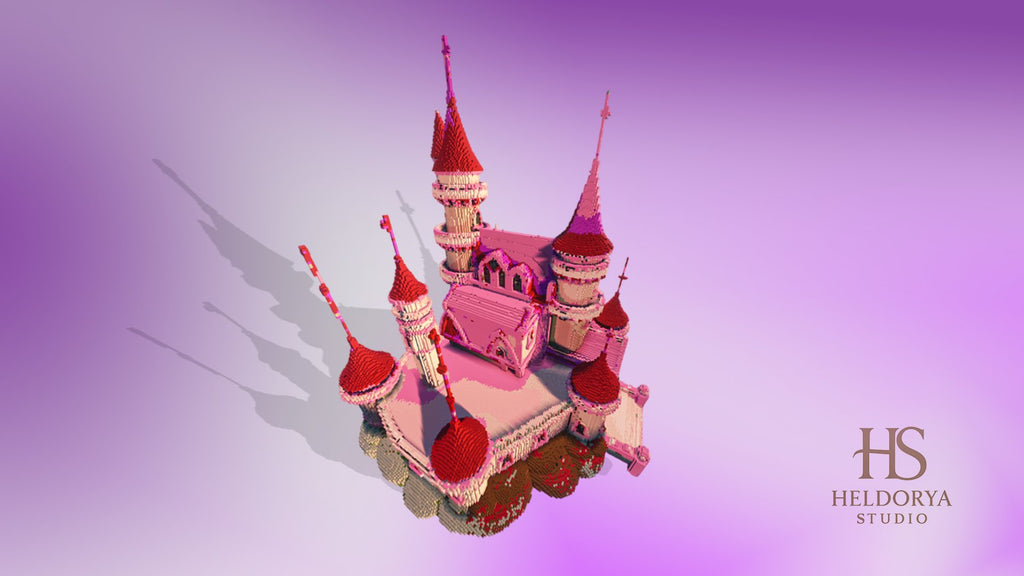 Beautiful Pink Castle - Cinematic Structure