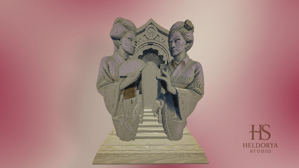 Japanese Epic Monument - Geishas
