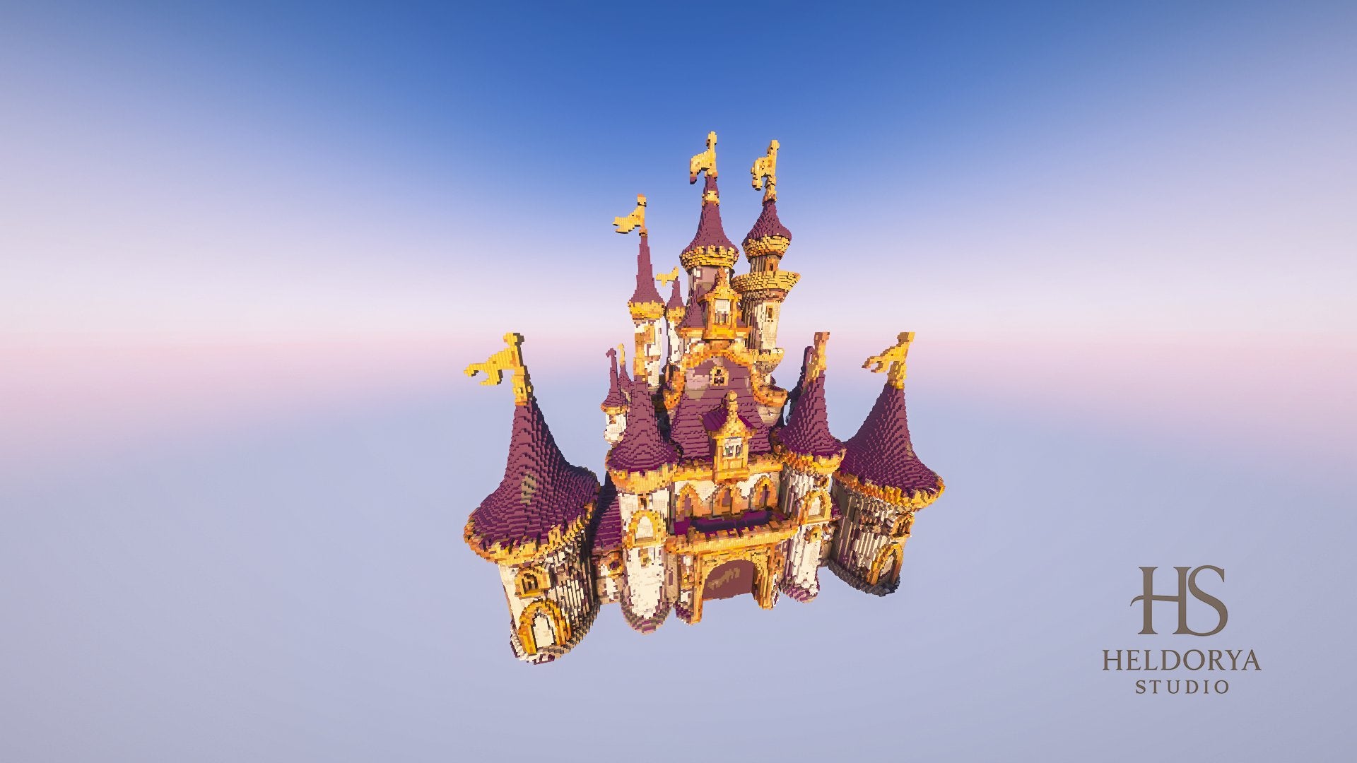 Beautiful Purple Castle - Fantasy