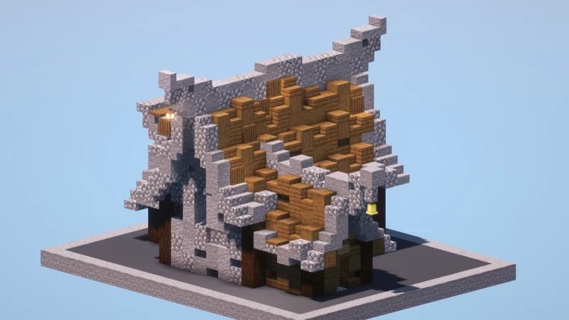 Medieval House - Variant 5 – Abfielder Premium Minecraft Downloads