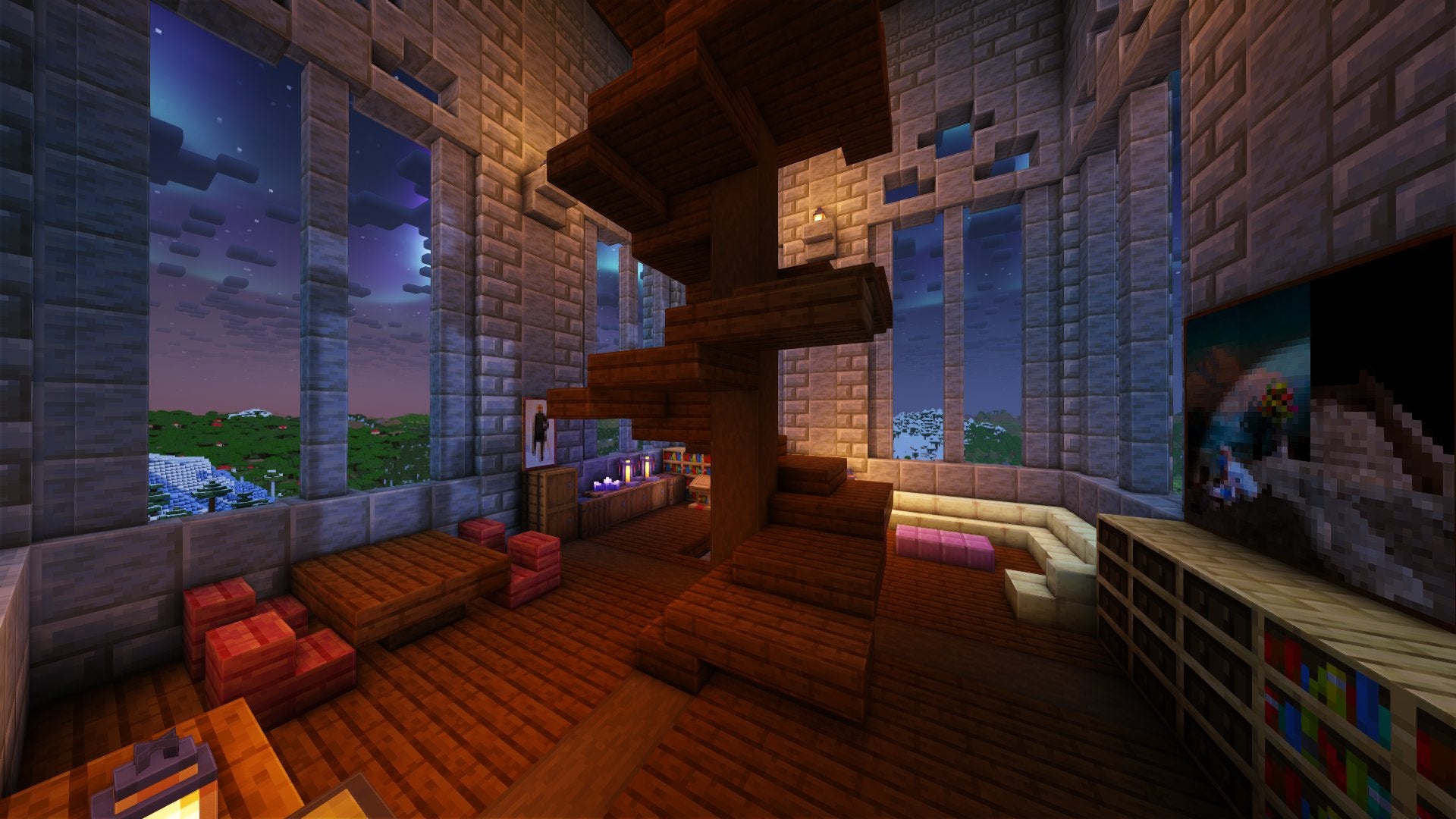 Gothic Watchtower Abfielder Premium Minecraft Downloads