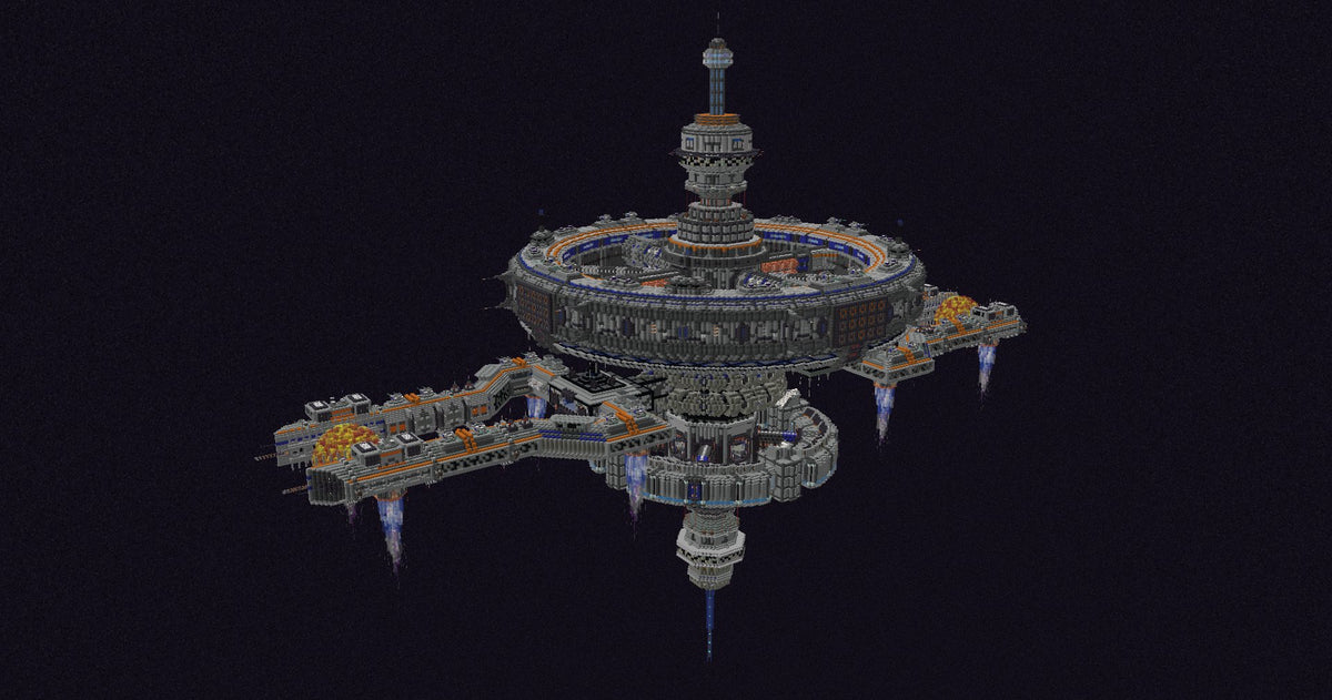 Space Station 257 x 314 x 156 – Abfielder Premium Minecraft Downloads