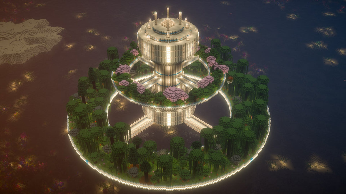 Floating Garden Space Station – Abfielder Premium Minecraft Downloads