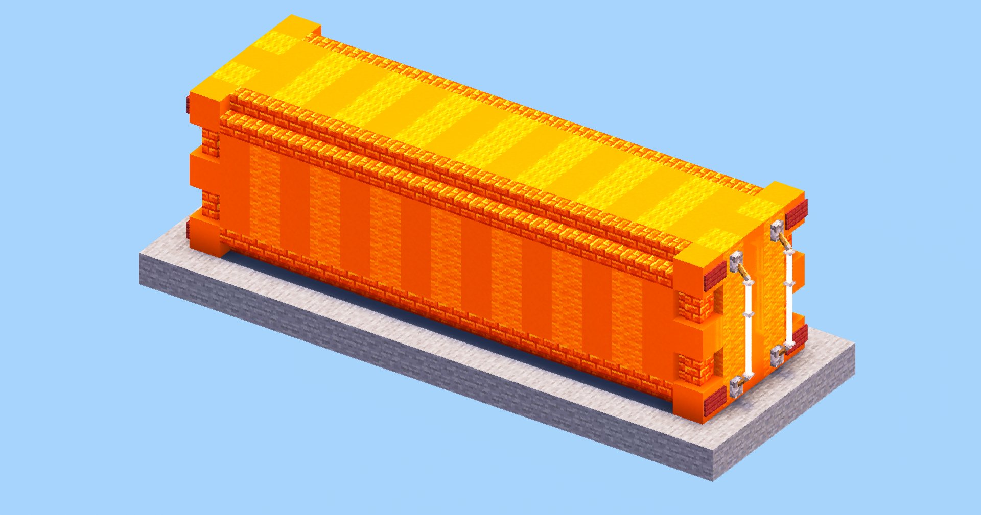 Orange Container – Abfielder Premium Minecraft Downloads