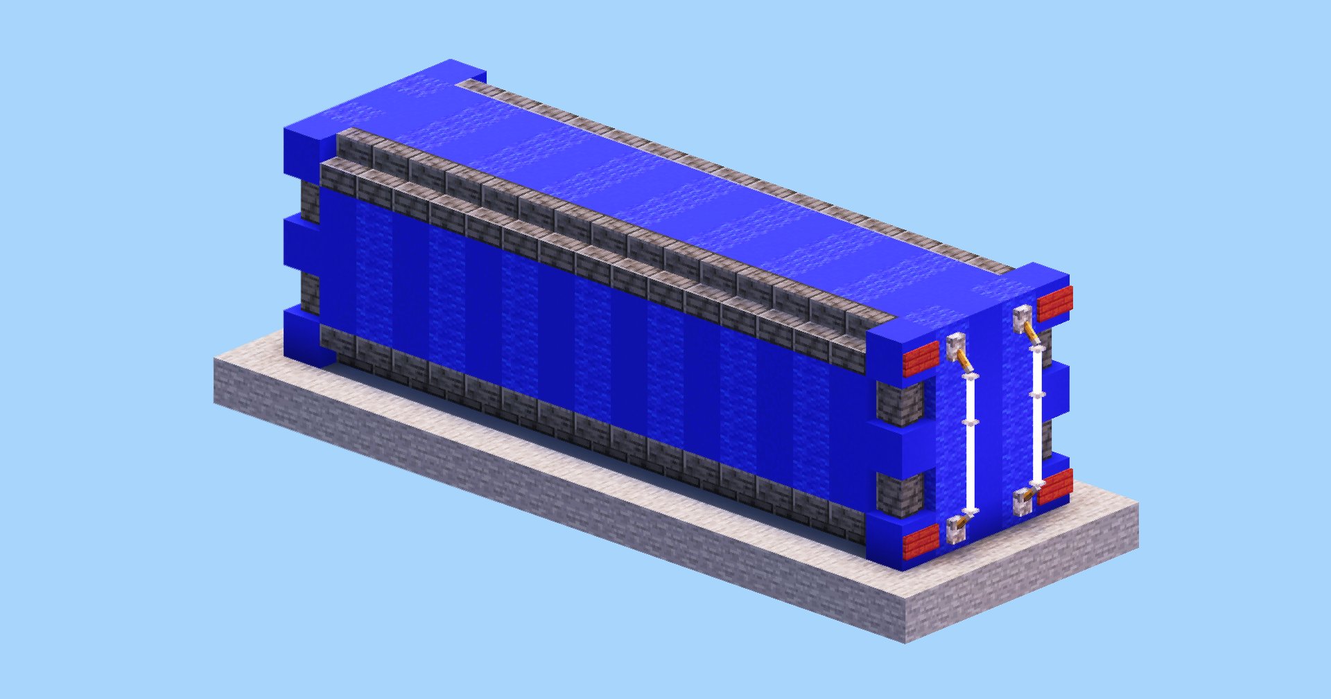 Blue Container – Abfielder Premium Minecraft Downloads