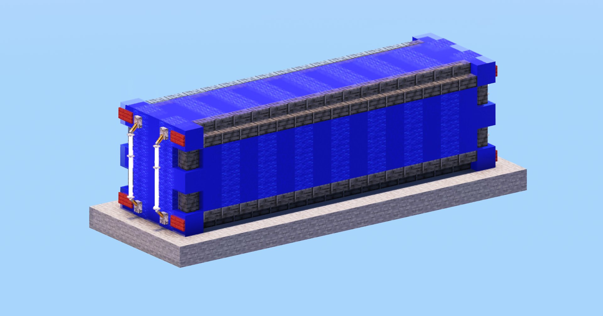 Blue Container – Abfielder Premium Minecraft Downloads