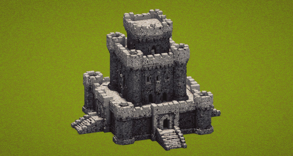 Imposing Medieval Fortress – Abfielder Premium Minecraft Downloads
