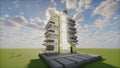 Sci-Fi Atompunk Corner Building